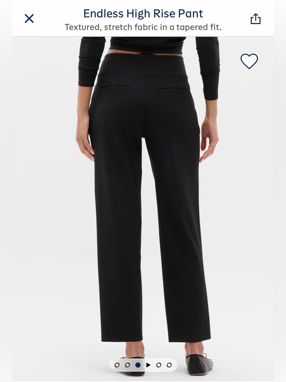 Athleta Endles High-Rise Black Pants Size 10